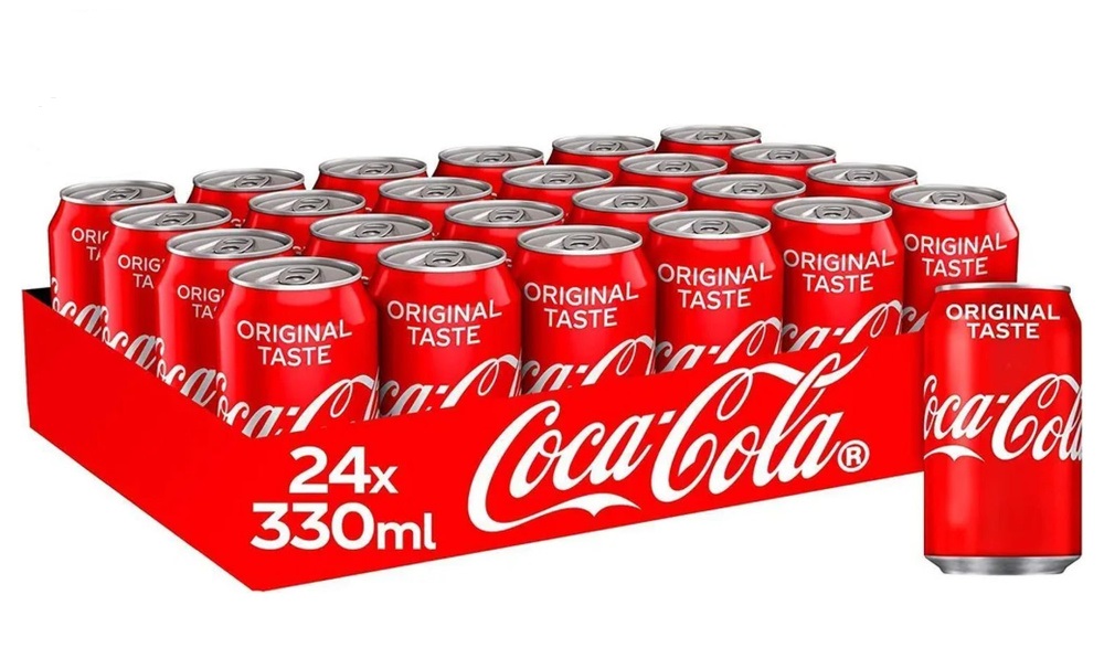 COCA COLA 0,33л напиток безалкогольный газированный жб банка 24шт IRAQ