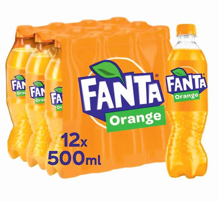 FANTA ORANGE 0,5л напиток безалкогольный газированный ПЭТ 12шт