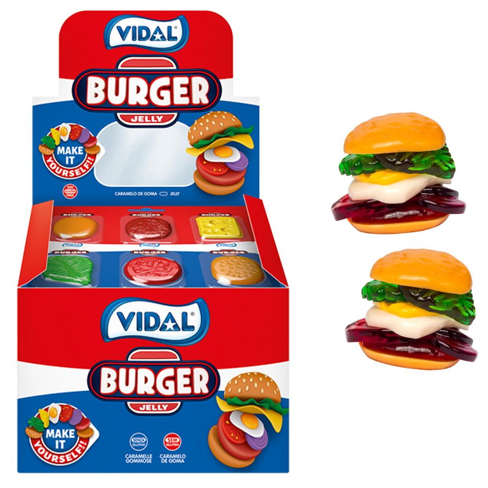 Мармелад VIDAL Burger Jelly Бургер 66 гр