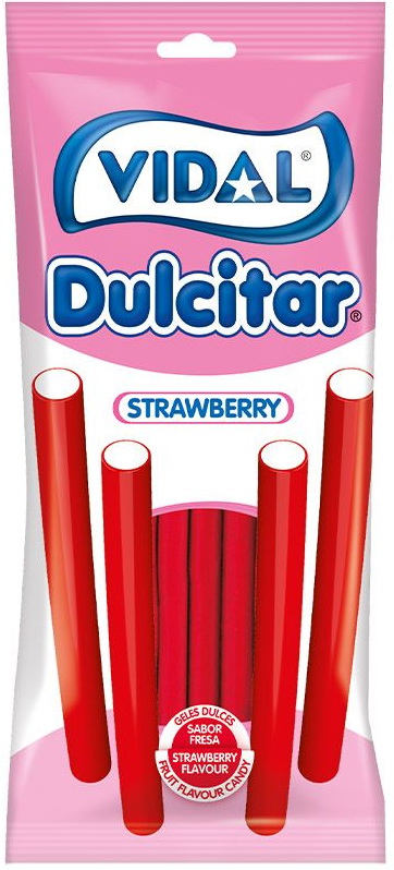 VIDAL Мармелад STIXI 90г Карандаш Клубника (Strawberry Pencils) 14шт