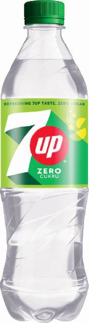 7 UP 0,5л ZERO напиток безалкогольный газированный *12шт бутылка ПЭТ