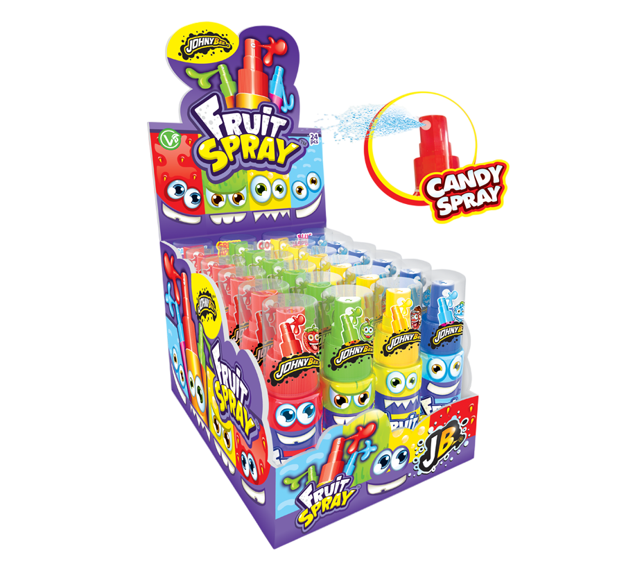Жидкая конфета Фруктовый спрей (Fruit spray) Johny Bee 24 шт