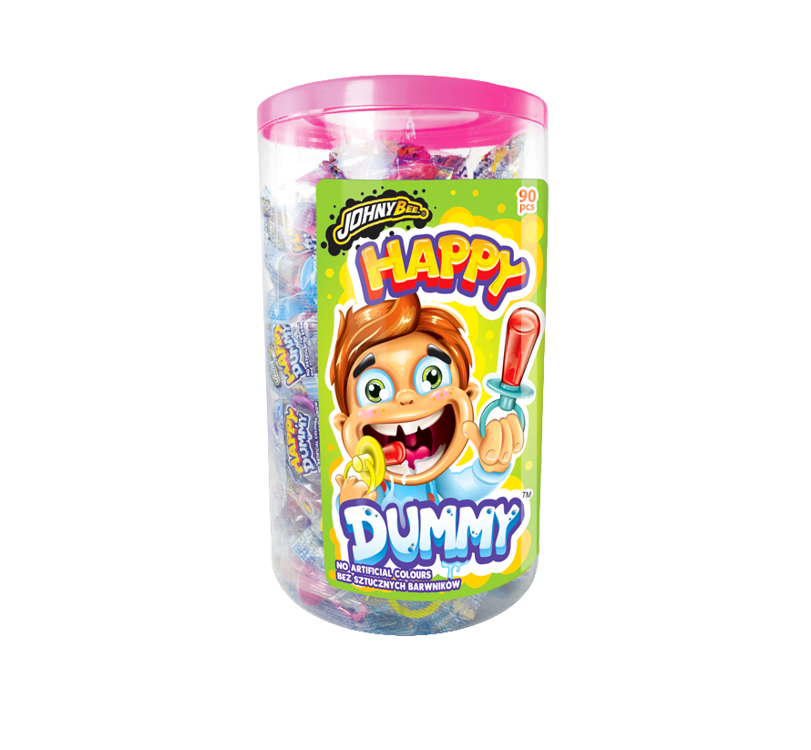 Леденец Соска в банке (Happy Dummy) Johny Bee 90шт