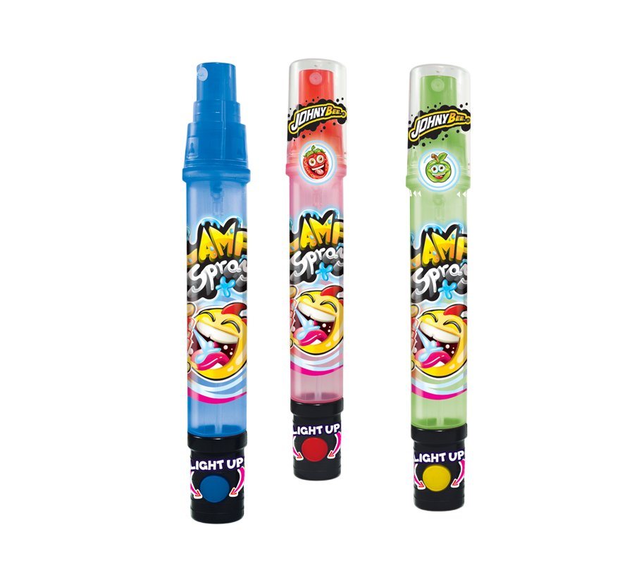 Жидкая конфета Ролл с подсветкой(Lamp spray) 18 шт, Johny Bee