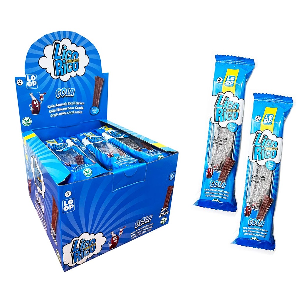 Мармелад 20г. Lico Rico cola 24шт