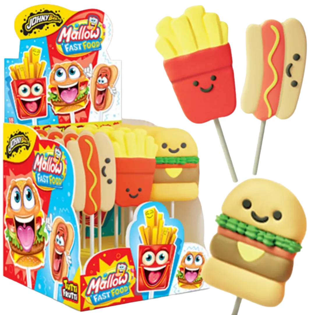 Маршмеллоу Mallow Fast Food 18шт Johny Bee