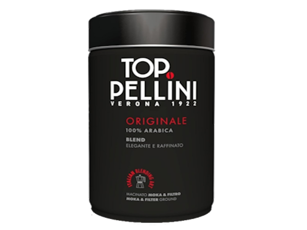 Кофе PELLINI TOP молотый, мет. банка 250г