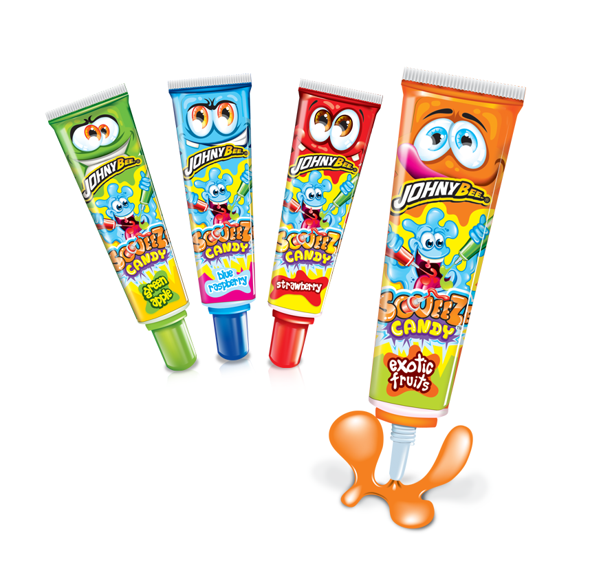Жидкая конфета SqueeZe (в тюбике) Johny Bee 16шт