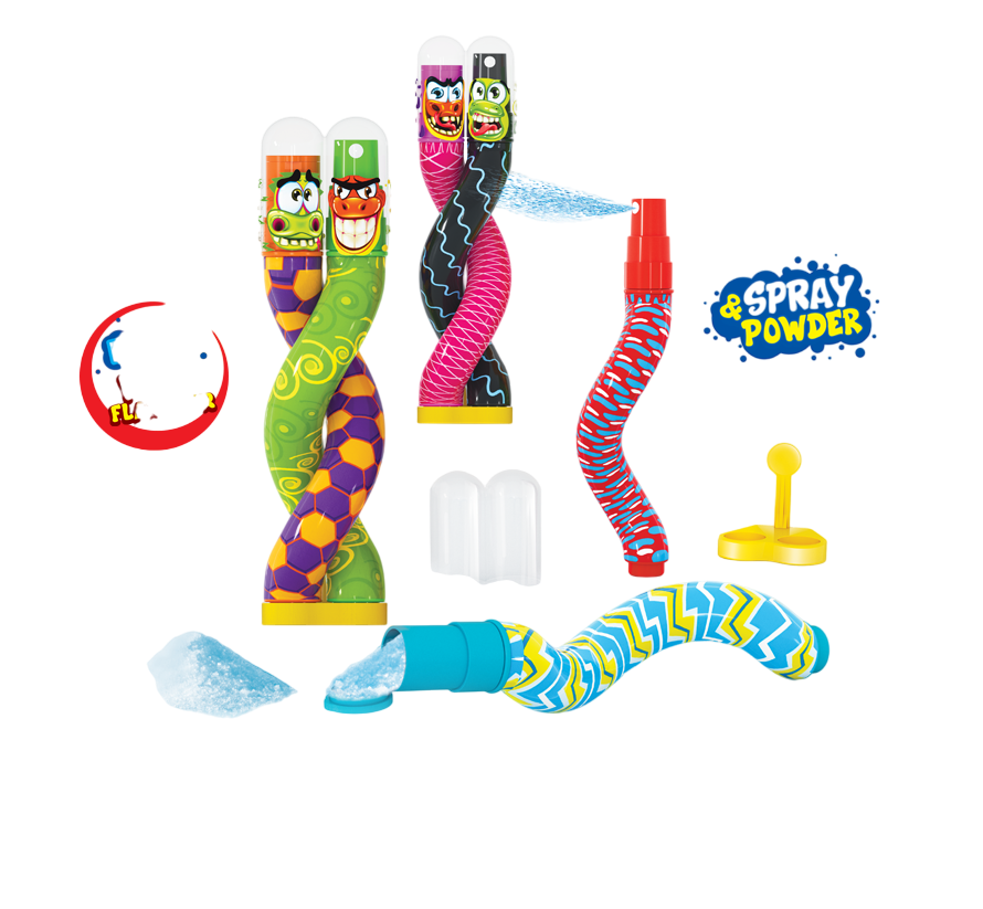 Жидкая конфета Змея спрей Twisty Treats 18шт Johny Bee