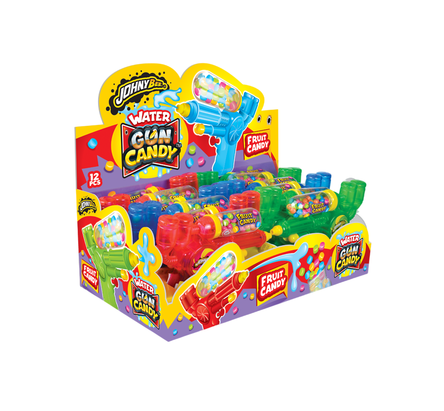 Игрушка Водяной Пистолет с драже (Water gun candy) Johny Bee 12 шт