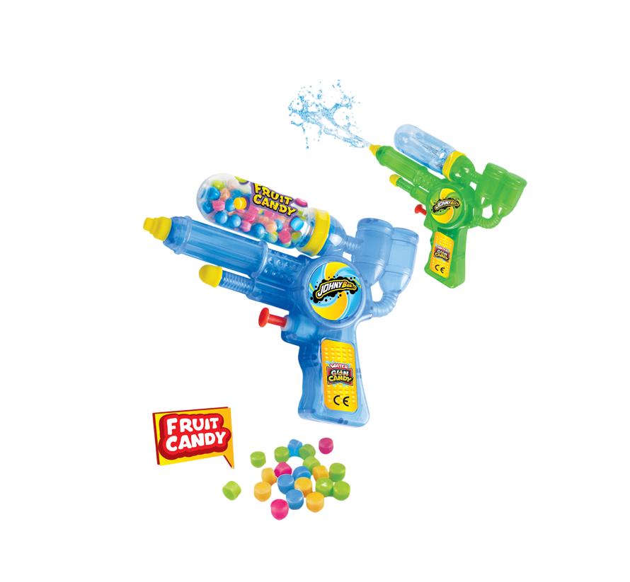 Игрушка Водяной Пистолет с драже (Water gun candy) Johny Bee 12 шт
