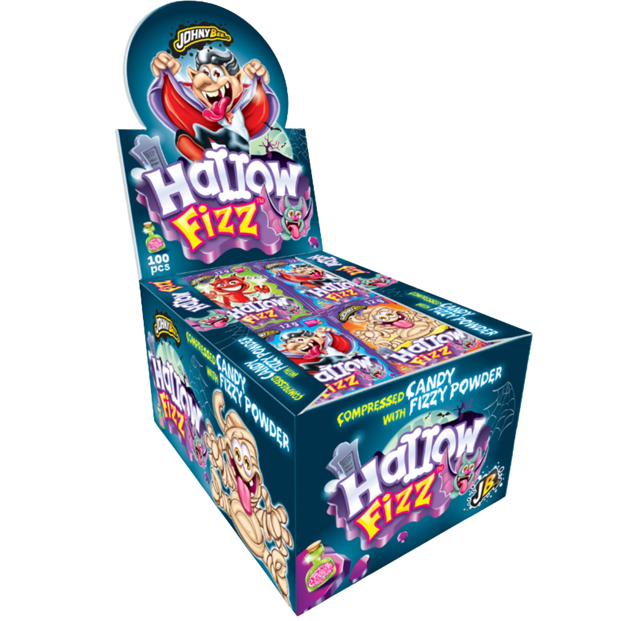Драже Косточка с пудрой HALLOW FIZZ Johny Bee 100 шт