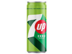 7 UP 0,33л ZERO напиток безалкогольный газированный *24шт жб банка