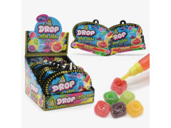 Жидкая карамель-гель + мармелад 55г Mix flavour Sour drop pen jam 12*12шт