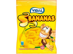 VIDAL Мармелад 90г Бананы 14шт VIDAL Мармелад 90г Бананы 14шт