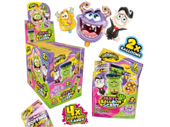 Шипучка + шары воздушные Страшилки (Party Balloon Scary) 16 шт, Johny Bee