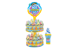 Леденец Dip n Lick Мороженое с драже Стенд (Ice cream Pop) Johny Bee 34 шт