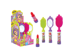 Игрушка "Зеркало/Расческа" с леденцом (My Star Lipstick), 12шт, Johny Bee Игрушка "Зеркало/Расческа" с леденцом (My Star Lipstick), 12шт, Johny Bee