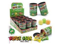 Леденец Super sour hard candy, 12шт*40г