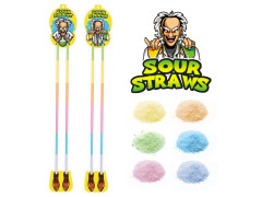 Шипучка в трубочке "Sour straw legs" 12*10*40гр
