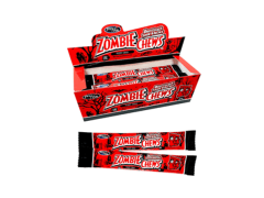 Жевательная конфета Zombie/Kuziziu chews sour fizzy cola шипучая Кола 24шт*20гр