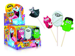 Леденец на палочке Монстры(Monster Pop),36шт, Johny Bee Леденец на палочке Монстры(Monster Pop),36шт, Johny Bee