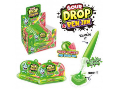 Жидкая карамель-гель + мармелад 55г кислый Арбуз drop pen jam 12*12 Жидкая карамель-гель + мармелад 55г кислый Арбуз drop pen jam 12*12
