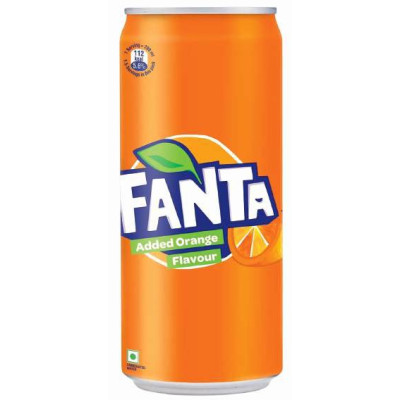 FANTA ORANGE 0,33л напиток безалкогольный газированный банка УЗКАЯ 24шт (1530)
