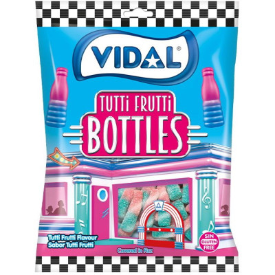 VIDAL Мармелад 90г Бутылочки Тутти-Фрутти 14шт (2773)