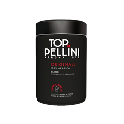 Кофе PELLINI TOP молотый, мет. банка 250г