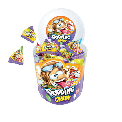 Взрывная карамель Летчик POPPING CANDY Johny Bee 100 шт