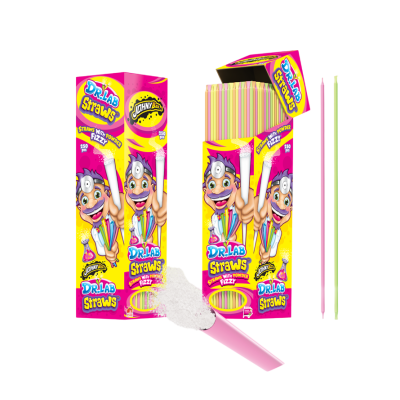 Шипучка в трубочке Dr. Lab Straws Johny Bee 250 шт*7.5г