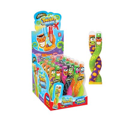 Жидкая конфета Змея спрей Twisty Treats 18шт Johny Bee