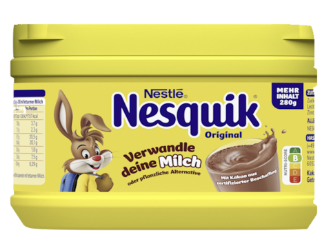 Какао Nesquik напиток 280 г банка 10шт ПЭТ