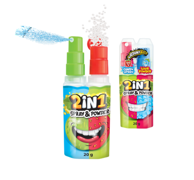 Жидкая конфета-спрей и пудра 2-в-1 24 шт (Spray powder) JohnyBee