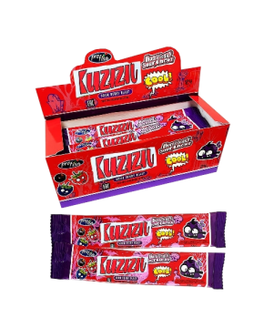 Жевательная конфета Zombie/Kuziziu chews sour berry blast кислый Ягодный микс 24шт*20гр