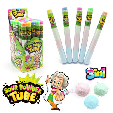 Шипучка в колбочке 3in1 sour powder tube 16*30*15гр