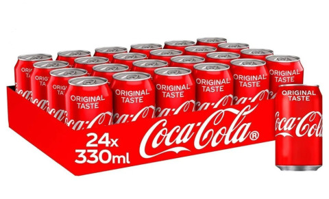 COCA COLA 0,33л напиток безалкогольный газированный жб банка 24шт IRAQ