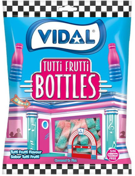 VIDAL Мармелад 90г Бутылочки Тутти-Фрутти 14шт