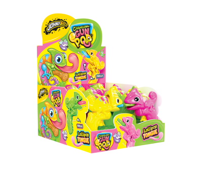 Леденец в пистолете Chameleon Gun Pop 12шт Johny Bee