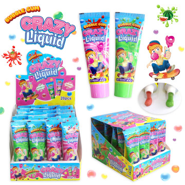 Ж.резинка в тюбике Liquid Bubble gum 12*20*22гр