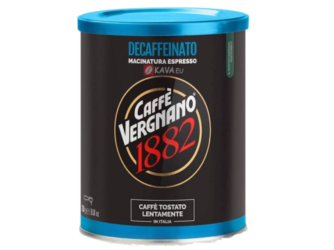 Кофе Vergnano DECAFF молотый 250г 