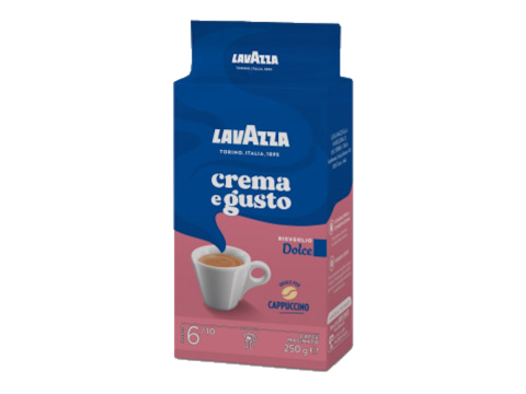 LAVAZZA 250г CREMA E GUSTO DOLCE/DELICATO 