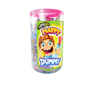 Леденец Соска в банке (Happy Dummy) Johny Bee 90шт