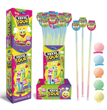 Шипучка в трубочке New big XXXXL powder straw 4*100*26гр