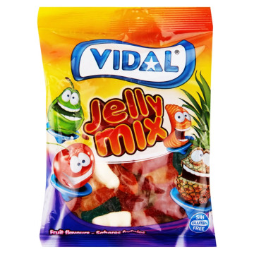 VIDAL Мармелад 90г Мега Микс (Mega Jelly mix) 14шт