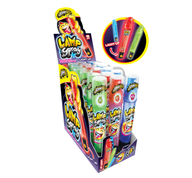Жидкая конфета Lamp spray (спрей) с подсветкой 18шт Johny Bee