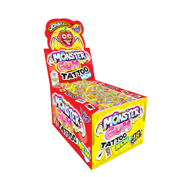 Ж. резинка Monster c Тату Johny Bee 200шт