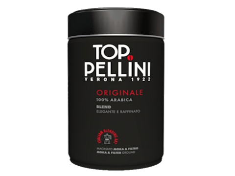 Кофе PELLINI TOP молотый, мет. банка 250г