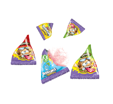 Взрывная карамель Летчик POPPING CANDY Johny Bee 100 шт